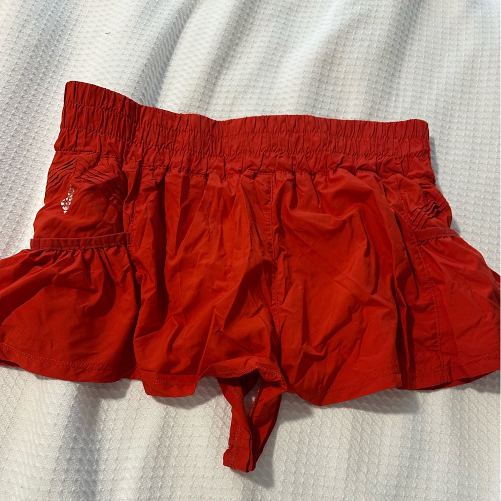 Free People Red Athletic Shorts